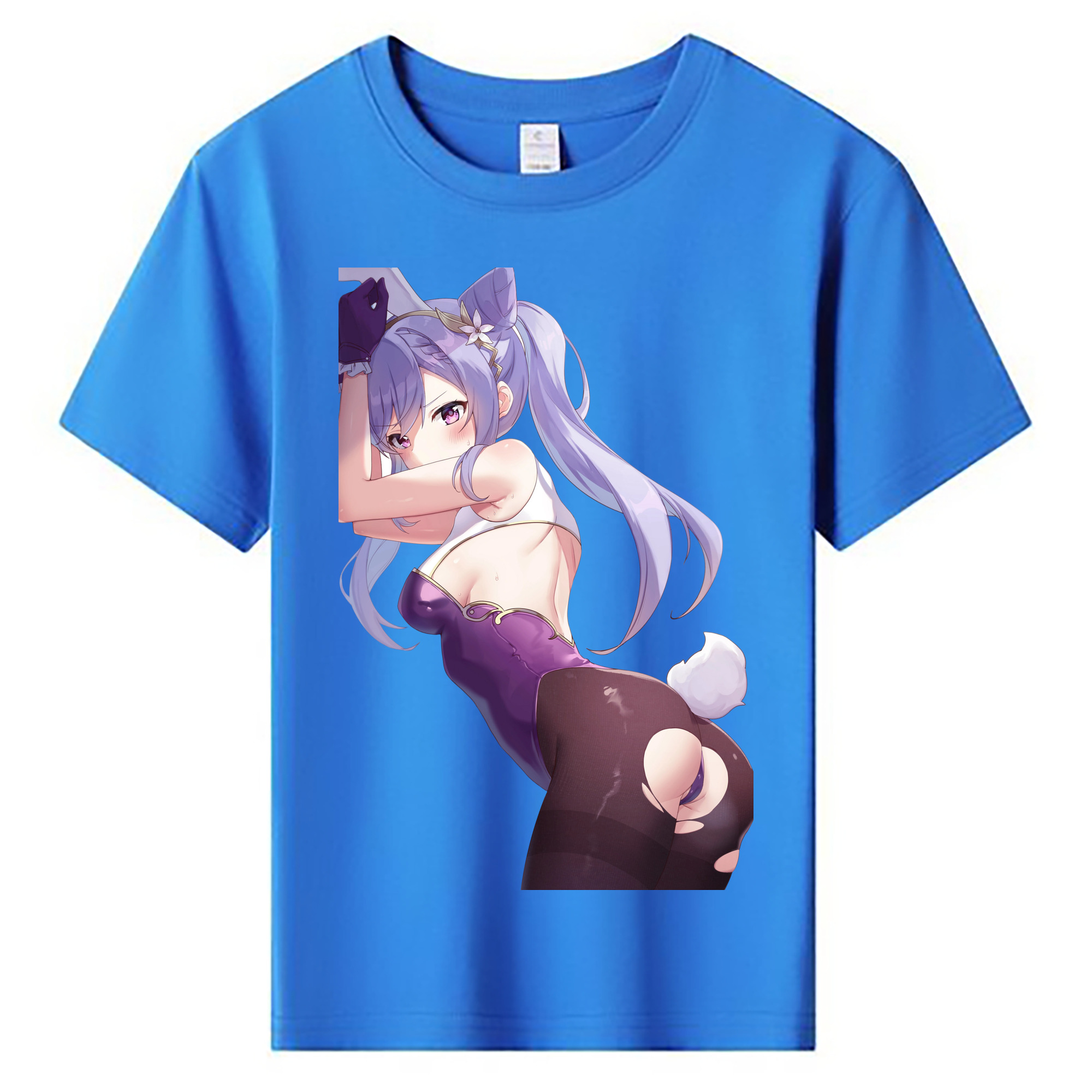 げんし神 刻晴 こくせい genshin Kokusei 綿100％キッズTシャツ（フロントプリント）